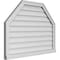 Ekena Millwork Octagonal Top Surface Mount PVC Gable Vent w/ 2"W x 2"P Brickmould Sill Frame, 38"W x 28"H GVPOT38X2803SN - alternate 2